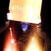 Blue Man Group performers hold up an Allegiant Air sign Tuesday during a promotion to announce a partnership between the troupe and the Las Vegas-based airline.