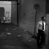 Local author Jarret Keene stands in an alley between Fremont Street and Carson Avenue in downtown Las Vegas on Monday. Keene is the co-editor of 
