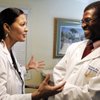 Florence Jameson, an obstetrician-gynecologist, talks with Nana Kufuor, a pediatrician, inside Jameson's Las Vegas office on Friday. Jameson says about 20 doctors, including Kufuor, have agreed to volunteer at a free medical clinic she hopes to open. She estimates as many as 70 doctors and 30 nurses will be needed. Florence Jameson, an obstetrician-gynecologist, talks with Nana Kufuor, a pediatrician, inside Jameson's Las Vegas office on Friday. Jameson says about 20 doctors, including Kufuor, have agreed to volunteer at a free medical clinic she hopes to open. She estimates as many as 70 doctors and 30 nurses will be needed.