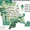 Comparing home sale prices with a year earlier Comparing home sale prices with a year earlier
