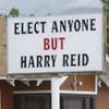 Jack Norcross put up signs disapproving of Senate Majority Harry Reid outside a vacant building he owned in Ely in 2009. 