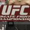 Jon Jones, left, of Endicott, N.Y., kneels in the center of the rink after submitting Rampage Jackson, right, of Irvine, Calif., during the fourth round of their UFC light heavyweight title bout, Saturday, Sept. 24, 2011, in Denver.