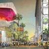 An artist's rendering of the proposed restaurant/entertainment district, Project Linq.