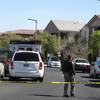 Police investigate the scene of a shooting where a Summerlin resident shot and killed an intruder in his backyard, Tuesday, March 20, 2012. Police investigate the scene of a shooting where a Summerlin resident shot and killed an intruder in his backyard, Tuesday, March 20, 2012.