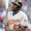 Los Angeles Angels' Vladimir Guerrero breaks his bat against the Baltimore Orioles during the third inning of their baseball game Tuesday, Sept. 5, 2006, in Anaheim, Calif. Los Angeles Angels' Vladimir Guerrero breaks his bat against the Baltimore Orioles during the third inning of their baseball game Tuesday, Sept. 5, 2006, in Anaheim, Calif.