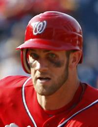 Las Vegas native and current Washington Nationals baseball player Bryce Harper and his girlfriend Kayla Varner watch UNLV take on New Mexico on Saturday, Feb. 9, 2013, at the Thomas & Mack Center. UNLV defeated New Mexico 64-55. Las Vegas native and current Washington Nationals baseball player Bryce Harper and his girlfriend Kayla Varner watch UNLV take on New Mexico on Saturday, Feb. 9, 2013, at the Thomas & Mack Center. UNLV defeated New Mexico 64-55.