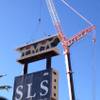 A view of renovation work at the SLS Las Vegas resort (formerly the Sahara hotel-casino) Thursday, July 25, 2013. 