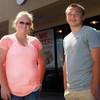 Jamilynn Bingham and Brian Bleak are seen outside a Henderson Capriotti's on Thursday, May 29, 2014. On Wednesday, the two helped corner a man suspected of grabbing a tip jar from the business and running. Jamilynn Bingham and Brian Bleak are seen outside a Henderson Capriotti's on Thursday, May 29, 2014. On Wednesday, the two helped corner a man suspected of grabbing a tip jar from the business and running.