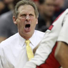 Wyoming coach Larry Shyatt yells to his players during their Mountain West Conference tournament game against UNLV Thursday, March 13, 2014 at the Thomas & Mack Center. UNLV won the game 71-67. Wyoming coach Larry Shyatt yells to his players during their Mountain West Conference tournament game against UNLV Thursday, March 13, 2014 at the Thomas & Mack Center. UNLV won the game 71-67.