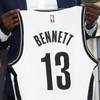 New Brooklyn Nets basketball players, including UNLV's Anthony Bennett (far right), pose with their jerseys following a press conference to introduce them, Wednesday, July 20, 2016, at the team's training center in the Brooklyn. From left are Joe Harris, Trevor Booker, Jeremy Lin, Caris LeVert, Justin Hamilton, and Bennett. New Brooklyn Nets basketball players, including UNLV's Anthony Bennett (far right), pose with their jerseys following a press conference to introduce them, Wednesday, July 20, 2016, at the team's training center in the Brooklyn. From left are Joe Harris, Trevor Booker, Jeremy Lin, Caris LeVert, Justin Hamilton, and Bennett.