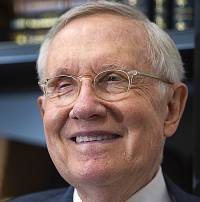 Former Senate Majority Leader Harry Reid (D-Nev) is shown during an interview at UNLV's Boyd School of Law Thursday, April 20, 2017. Reid was officially named as the first Distinguished Fellow in Law and Policy at UNLV's Boyd School of Law.