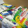 Pay off parking tickets with school supplies Pay off parking tickets with school supplies