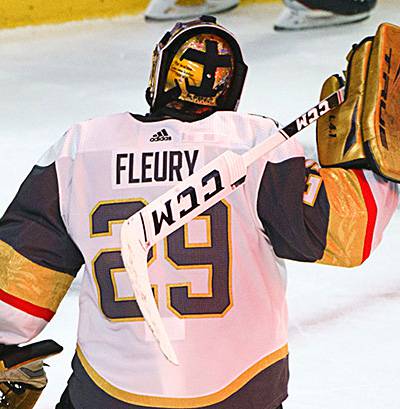 Marc-André Fleury was consistently asked this season about when he would be retiring from the NHL. The legendary goalie ...