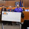 North Las Vegas Mayor Pamela Goynes-Brown and City Council members award city schools with $27,500 in small grants for Mariachi programs Wednesday Dec. 21, 2022.