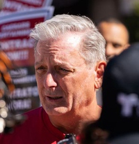 The lack of wage increase proposals in bargaining with Virgin Hotels Las Vegas is the catalyst for an “economic strike” today by union workers, said Ted Pappageorge, the secretary-treasurer of Culinary Union Local 226 ...