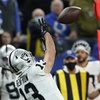 Las Vegas Raiders wide receiver Hunter Renfrow (13) catches a pass ahead of Indianapolis Colts cornerback Kenny Moore II (23) during the second half of an NFL football game, Sunday, Jan. 2, 2022, in Indianapolis.