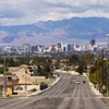 A view of the Las Vegas valley from Stewart Ave and N. Hollywood Blvd., Tuesday, April 21, 2020.