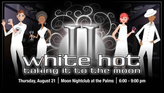 White Hot Taking it to the Moon Party at Moon