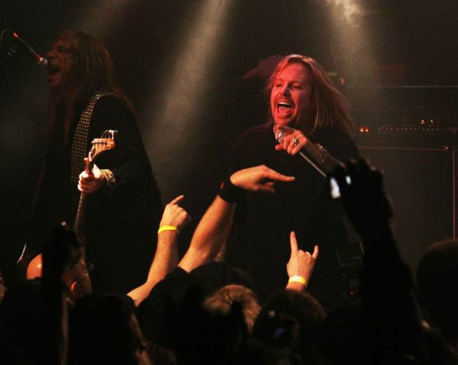 Vince Neil celebrates his 49th birthday at Feelgood's Rock Bar ...