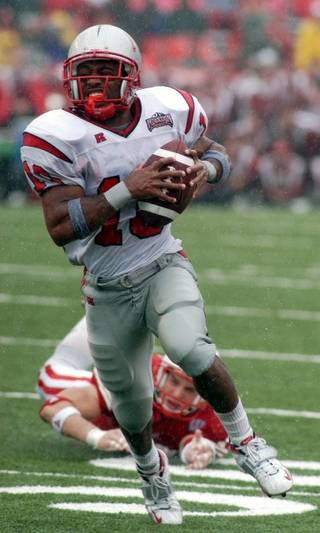 Running back Dominique Dorsey rushed for 100 yards on 26 carries to help the UNLV football team upset Wisconsin 23-5 on Sept. 13, 2003. UNLV opens this season Thursday at Wisconsin.