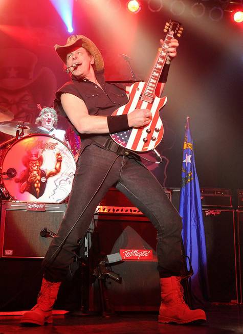 Ted Nugent performs in Ovation Lounge at Green Valley Ranch ...