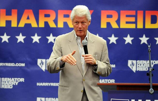 Bill Clinton Rallies for Harry Reid