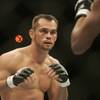 Rich Franklin looks for an opening on Anderson Silva at UFC 64 on October 14, 2006. Silva won by TKO in the 1st round. Franklin is scheduled to face Vitor Belfort in a catchweight bout at UFC 103 in Dallas.