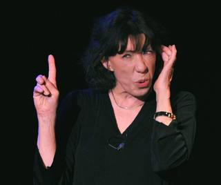 Lily Tomlin performs at the MGM Grand's Hollywood Theater.