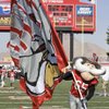 UNLV mascot Hey Reb started off as a Confederate wolf mascot, evolved and became his big-headed, mou UNLV mascot Hey Reb started off as a Confederate wolf mascot, evolved and became his big-headed, mou