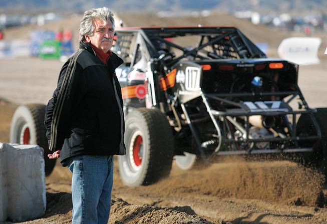 SCORE President Sal Fish, pictured in Laughlin, has been putting on desert races for more than 30 years and doesn’t worry about driver turnout because “they’re unique, adventurous people.”