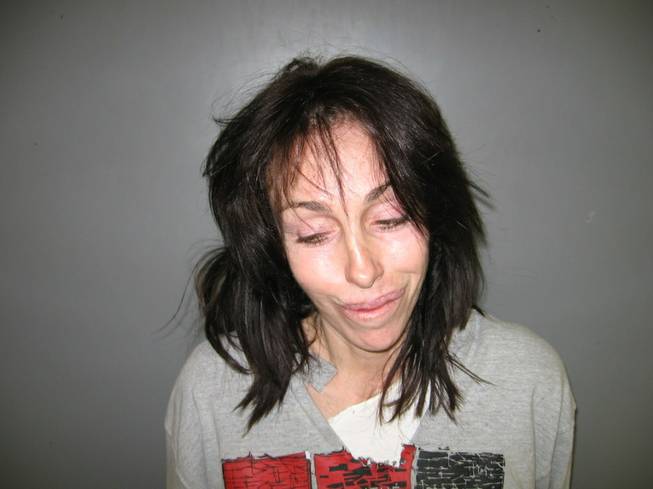 Heidi Fleiss is shown Feb. 2, 2007, when she was arrested in Nye County on charges of driving under the influence, possessing prescription medication without a prescription and driving without a license.