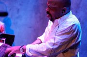 Ronnie Foster plays the keyboard with The Other Guys.