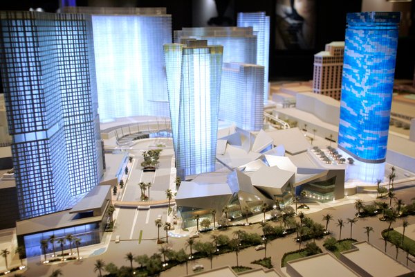 Models of the CityCenter Las Vegas project are artworks in ...