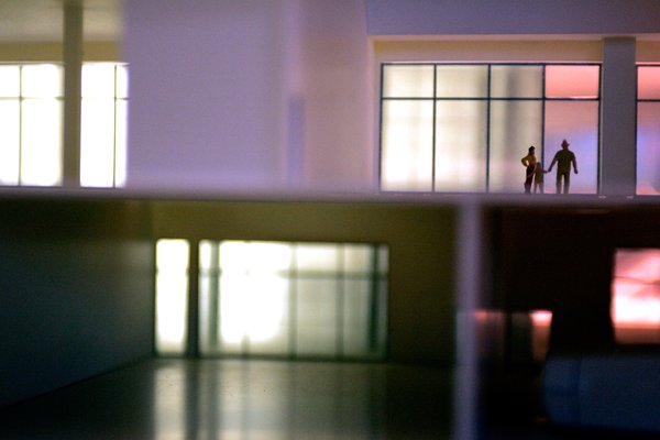 A model of Veer Towers, part of the CityCenter Las ...