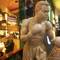 Photo: The marble statue of boxing legend Joe Louis stand