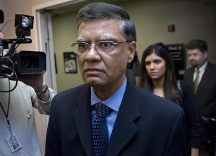 Dr. Dipak Desai, the majority owner of the Endoscopy Center of Southern Nevada, leaves a hearing at Las Vegas City Hall March 3, 2008.