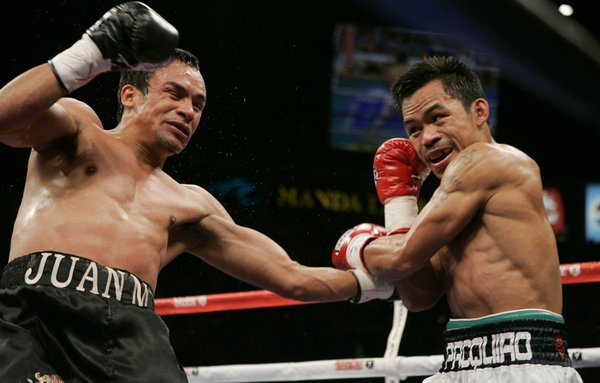 WBC super featherweight champion Juan Manuel Marquez is unable to ...