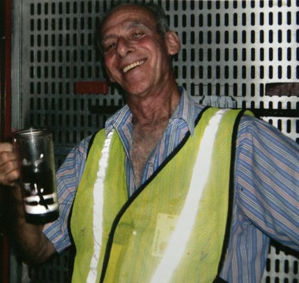 Harvey Englander, photographed at the site where he would die, was planning to work only until his wife, Susan, could retire. Although safety violations were discovered after his death, OSHA eventually withdrew them.  