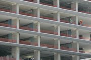 Work continues last week on CityCenter, one of the major projects on the Strip where a total of nine construction workers have died in the past 16 months. Because of the numbers of entities involved and their sometimes complex relationships, efforts to reduce accidents often dead-end.