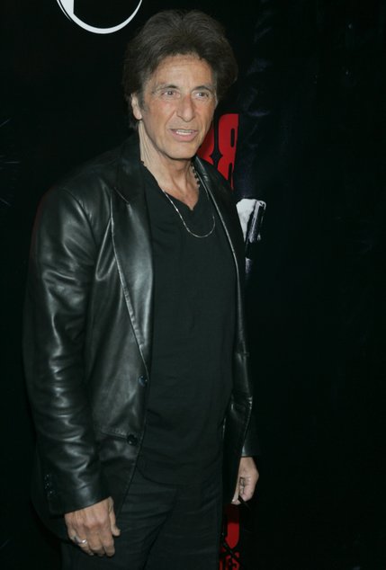Pacino makes a stop on the red carpet at the world premiere of Tristar's 