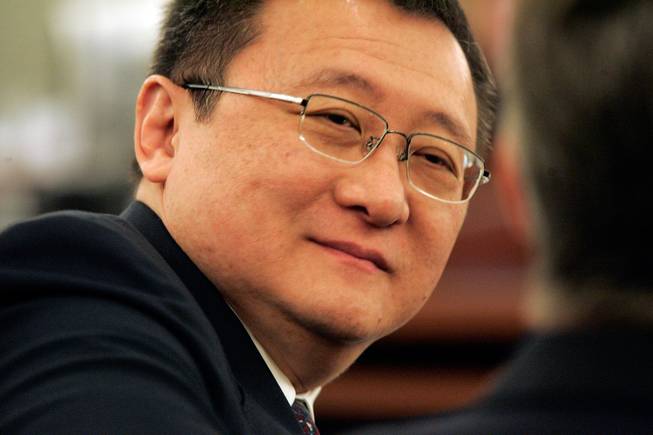 Plaintiff Richard Suen appears in District Court Thursday, April 17, 2008. Suen sued Las Vegas Sands Corp. Chairman Sheldon Adelson and claims that he is owed millions of dollars for helping Las Vegas Sands win a Macau gambling license in 2002.