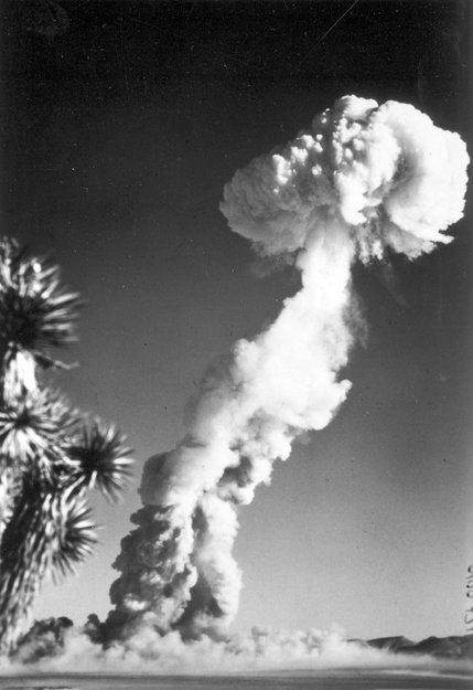 The explosion from operation Buster Jangle's 