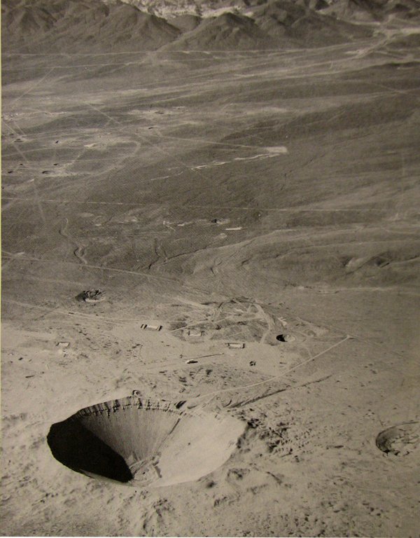 The Sedan Crater was formed when a 104-kiloton explosive buried ...