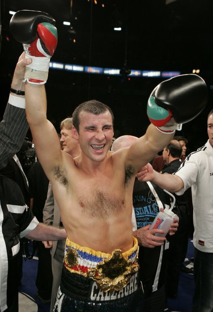 Joe Calzaghe added the light heavyweight title belt to his trophy case, having held the middleweight belt for 11 years.