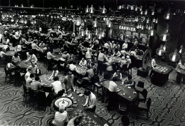 Guests pack the tables at the Lady Luck Casino. The ...
