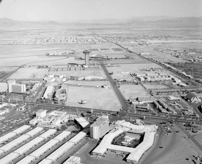 The first iteration of the Las Vegas Convention Center, a ...