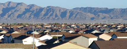 A sea of new homes sprawl across North Las Vegas on Saturday Jan. 17, 2004. The area that is often called, “the community of choice,” continues to grow and attract new residents daily.