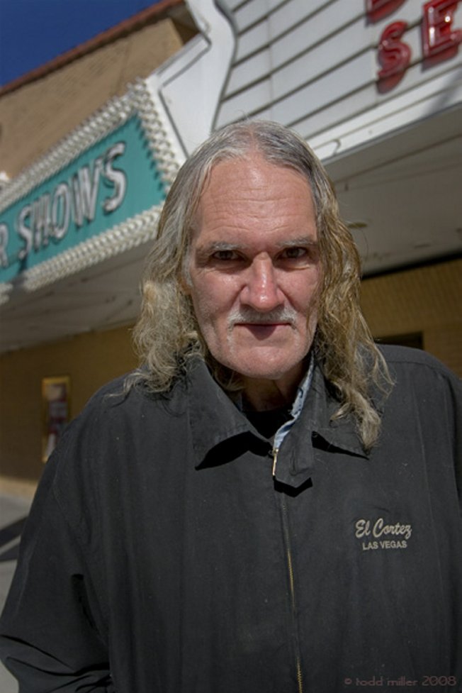 Aspiring photographer Todd Miller, 31, has been photographing strangers -- including people on the street who have asked him for money -- for his project, "Faces of Las Vegas." The project is meant to force viewers to look into the eyes of people they would normally avoid.