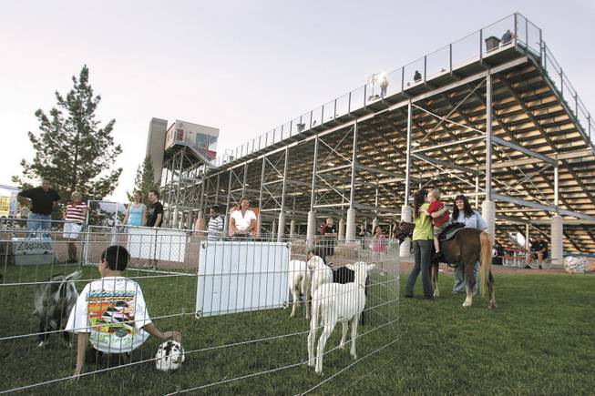 To attract families, The Bullring has been offering promotions aimed at them, including a petting zoo and pony rides and a $1 food and drink menu to make an evening at the track more economical.