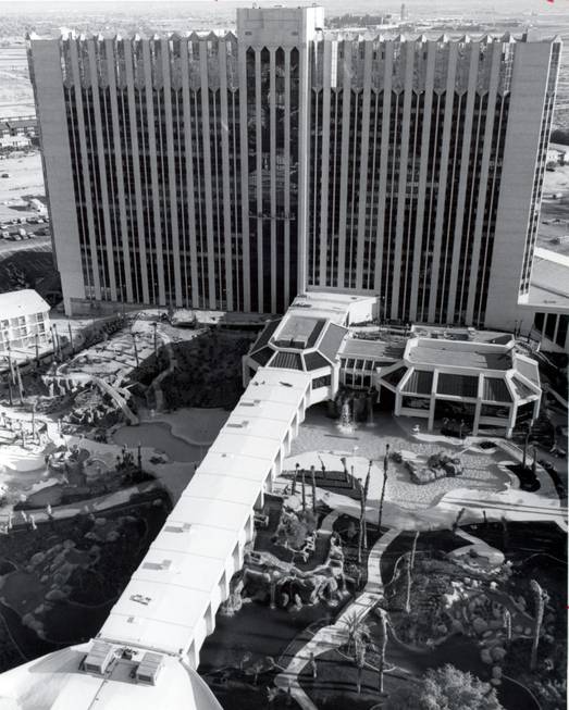 An aerial shot of the Tropicana. After initially being sent ...